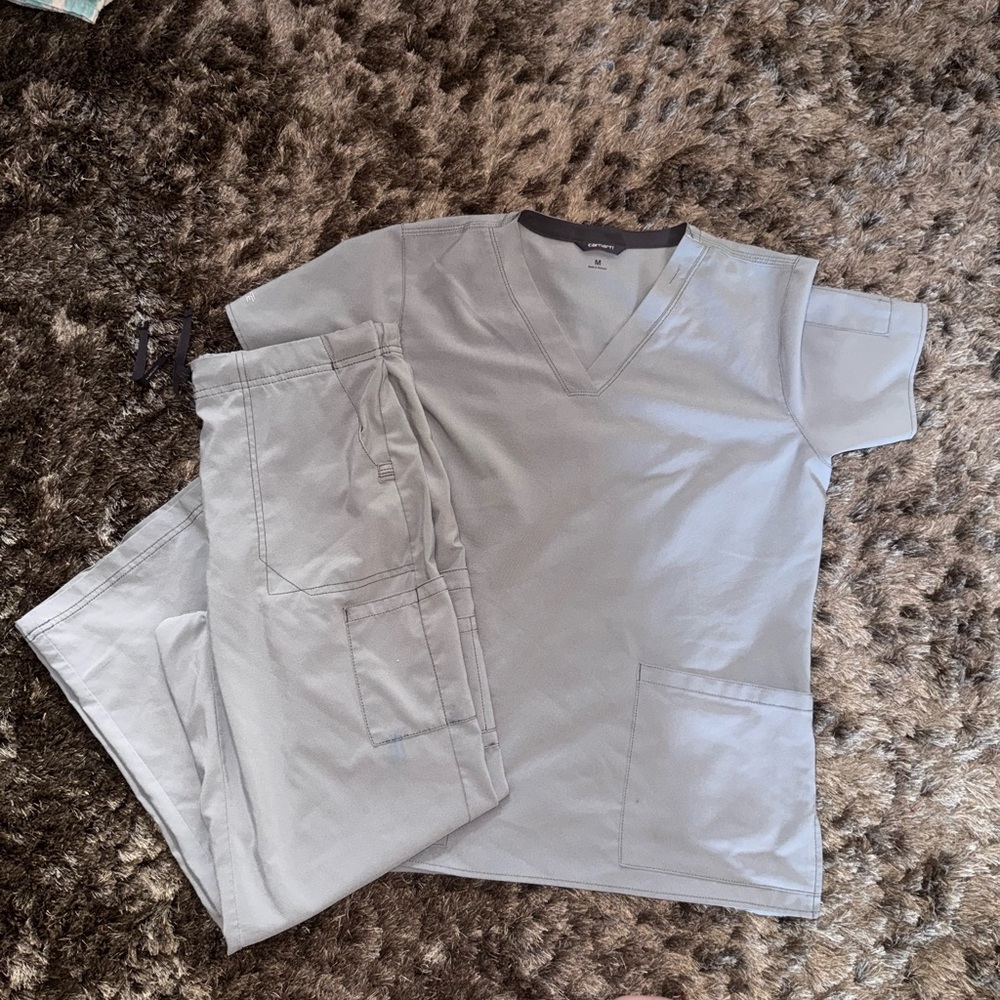PETITE Force Carhartt Grey Scrubs